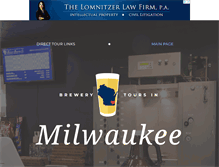 Tablet Screenshot of milwaukeebrewerytours.com